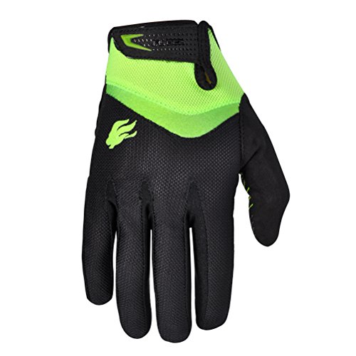 FIRELION Radsporthandschuhe Mountainbike Handschuhe f¨¹r Herren und Damen – Ideal gloves f¨¹r Road Race, Radsport, Reiten, Wandern, Bergsteigen, Camping und mehr Sports im Ferien MTB DH Downhill Off - 2