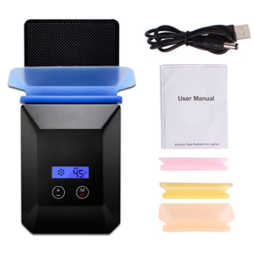 XGUO Cool Universaler Kühler für Spielekonsole Laptop PC – Hochleistungslüfter für schnelle Kühlung – USB Warmluft-Abzug Cooling Pad(Cooling Pad,Weiß) - 7