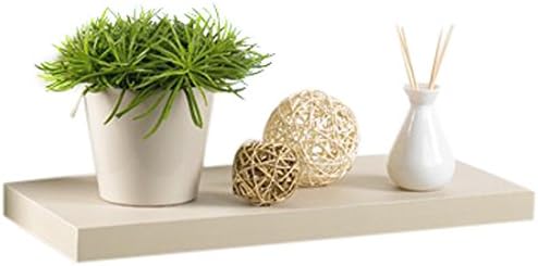 Modul'Home 6RAN791BC Floating Shelf MDF/Panel, 50 x 22.8 x 3.4 cm, taupe, L50xP22,8x3,4cm