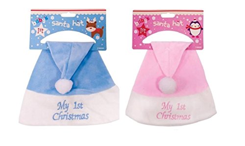 Baby's My 1st Christmas Santa Hat - Pink