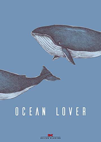 ⤂Télécharger⤃ Maritimes Notizbuch - Illustration: Wale, Spruch: Ocean Lover PDF Ebook En Ligne