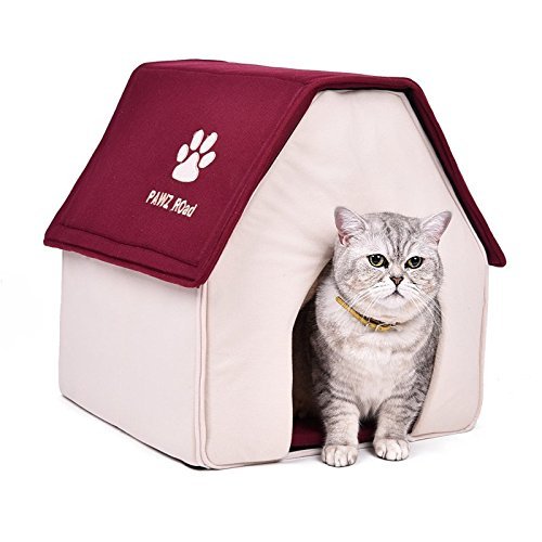 PAWZ-Road-Dog-House-For-Medium-and-Small-Pets-Color-Green-Red-Roof