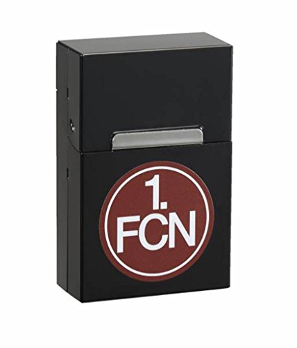 Preisvergleich Produktbild Alu Zigaretten Box schwarz 1.FC Nürnberg