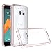 Produktbild HTC 10 / HTC One M10 Handy Tasche, FoneExpert® Ultra Air Hybrid Air-Cushion Kantenschutz Technologie - Bumper Case Durchsichtige Rückschale Hülle Cover schutzhülle für HTC 10 / HTC One M10 (Crystal Rose)