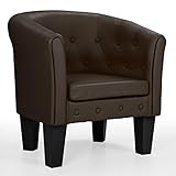 cocktailsessel poco MAßE SESSEL: Clubsessel B/H/T: ca. 69/70/60 cm, Sitzfläche B/T: ca. 44/44 cm, Gewicht: ca. 10kg, Max. Belastbarkeit: ca. 100kg, Stuhlbein (H): je ca. 20 cm, Material: Holz, Kunststoff, Kunstleder