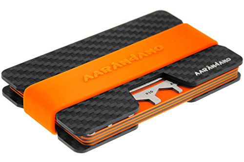 Price comparison product image AARÁNDANO MINIMALIST CARBON SLIM-WALLET + MULTITOOL-CARD