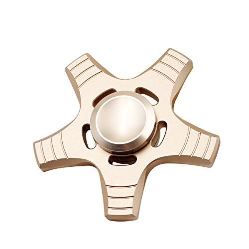 Ulable Fidget Hand Spinners Toy, Can Continue to Rotate for 1-3 Minutes, Spinner Toy Perfect for Relieves Stress, Anxiety /Autism and Boredom, Quitting Bad Habits, Great Gift (1 pieces, Gold) Ulable Fidget Hand Spinners Toy, Can Continue to Rotate for 1-3 Minutes, Spinner Toy Perfect for Relieves Stress, Anxiety /Autism and Boredom, Quitting Bad Habits, Great Gift (1 pieces, Gold)