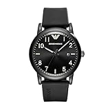 Emporio Armani Herren-Armbanduhr 43mm Armband Kautschuk Batterie AR11071