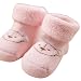 2 Pairs Stereo Girl Boy Baby Newborn Toddler Infant Anti Slip Skid Soft Sock Shoe 0-6 Months, Pink