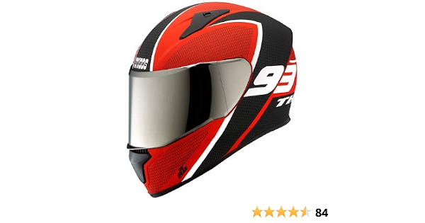 Studds Thunder D3 Matt Red N6 M/R 