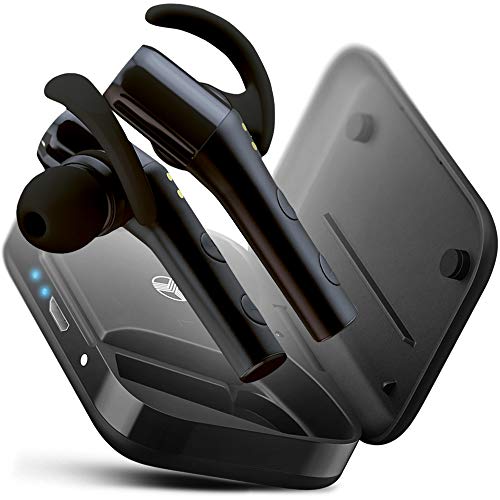 TREBLAB X5 - High-End Bluetooth Earbuds w/Beryllium Speakers - True HD Sound, Deep Bass, Best Sports Running Truly Wireless Headphones, Noise Cancelling Mic Microphone, Waterproof IPX4