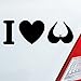 Produktbild Autoaufkleber I love Boobs Big Tits Tuning Brüste Sex Auto Aufkleber DUB OEM Sticker