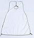 Vinsani Beard Bib Catcher Trim Shave Facial Hair Beard Apron - White