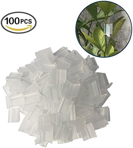 AmgateEu 100 PCS Silicone Plant Grafting Clips