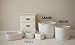 Clearance Sale Set of 3 Nursery Organizers Storage Chest for Baby, White Cotton Rope Christmas Gifts