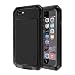 Produktbild Lanhiem Hülle für iPhone 6 / iPhone 6S, [Tough Armor] [Stoßfest] Outdoor Schutzhülle mit Eingebautem Displayschutz Metall Schutz Handyhülle - Schwarz