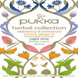 Price comparison product image 4 Pack of Pukka Herbs Herbal Collection 20 Bag