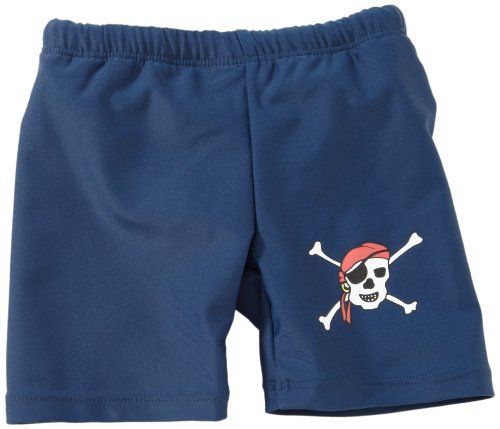 Playshoes Boy's UV Sun Protection Swimming Pirate Swim Shorts, Blue (Original), 5 Years (Manufacturer Size:110/116 (5-6 Years))
