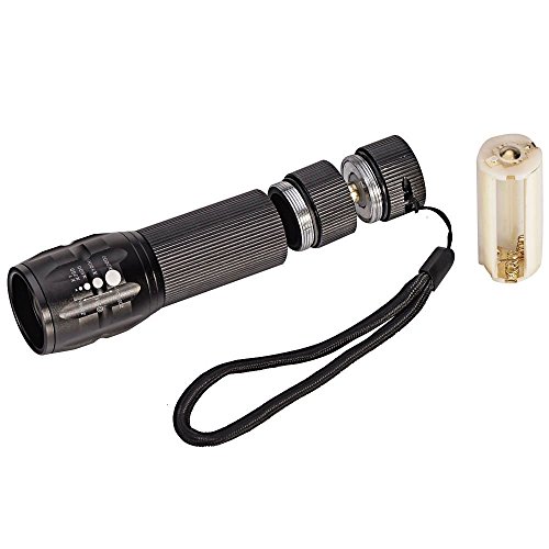 E-Goal Fahrrad Mini Lampe Set 500 Lumen Wasserdicht klein leicht Frontlich und Rücklicht (2pcs. Cree Q5 LED Scheinwerfer, 2 Hand Stab Taschenlampe Halter, Heck Rücklicht und 2 Rad Ventile als Geschenke) verstellbar Taschenlampe - 4