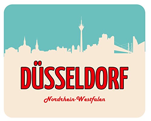Preisvergleich Produktbild Mousepad Düsseldorf Skyline