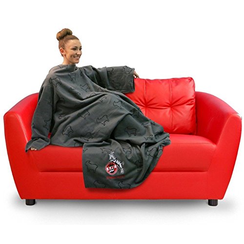 Preisvergleich Produktbild 1. FC Köln Ärmelfleecedecke 130x170