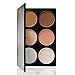 Tinabless 6 Colour Contour Kit Makeup Face Contouring and Highlighting Palette + Make Up Toothbrush Oval Brush
