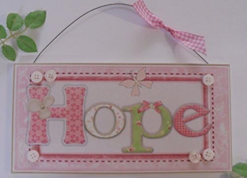 'Hope' Butterfly Childrens Bedroom Name Door Plaque Girl Kids Sign Plate Wood THIS ITEM CANNOT BE ALTERED OR PERSONALISED