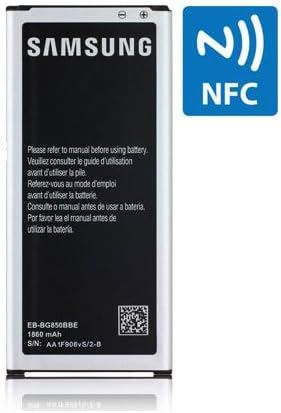 Original Samsung EB-BG850BBECWW Li-Ion Battery for G850 Galaxy Alpha 1860 mAh with NFC Technology Bulk