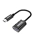 Produktbild USB C Adapter auf USB 3.0 CHOETECH (0.5ft/15cm) USB Type C auf USB 3.0 Type A [OTG] Adapter Kabel für LG G6, G5, 2016 MacBook Pro, MacBook 2015/2016, Chromebook Pixel, Nokia N1, Nexus 5X/6P und andere