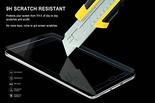 Forefront Cases® [HD KLARHEIT] Gehärtetes Glas Bildschirm Schutz Protektor Folie für Samsung Galaxy Tab A 7.0 SM-T280 [ULTRA DÜNN nur 0.3mm] - 6