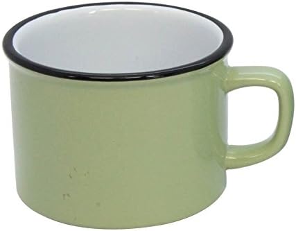 Green Vintage Style Short Mug