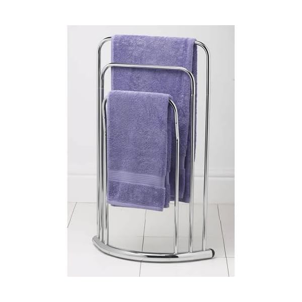 Bow Fronted 3 Rail Towel Stand from Caraselle
