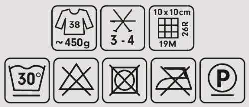 10×50 Gr. Lisa Strickgarn Strick-Wolle Set 1 (keine Farbauswahl möglich) + 1 Gratis Schmetterling by Gründl Wolle - 3