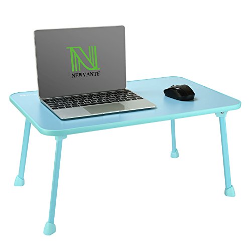 Große Bett Tablett nnewvante Laptop Schreibtisch Schoß Schreibtisch faltbar tragbare stehend Outdoor Camping Tisch, Breakfast Lesung Tablett Halter für Couch Boden Studenten Young Farbe - 2