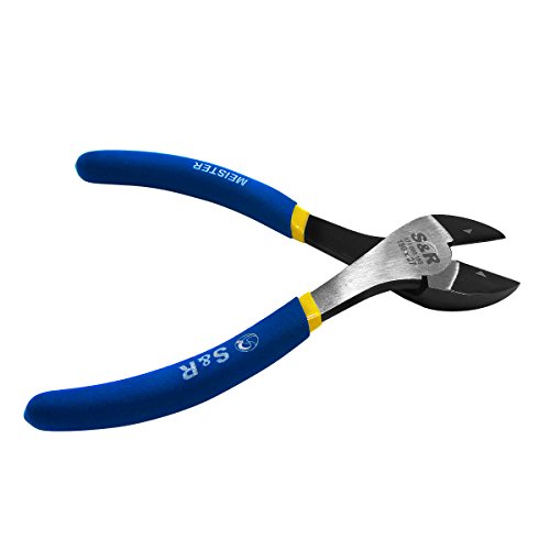 S&R Kraft – Seitenschneider 180 x 27 mm, CR-V Stahl doppelt ummantelte Griffe - 2