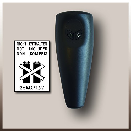 Einhell Halogenheizer IHS 1500 W (1500 W, Fernbedienung, LED-Beleuchtung für Außenbereich, Wandhalterung) - 3