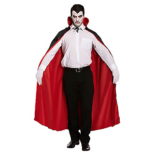 Preisvergleich Produktbild Wende Cape Kostüm (Rot / Schwarz)