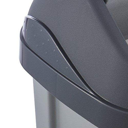 OKT 10306160000 Abfalleimer ‚Swing-Bin‘ 10 L, silber / anthrazit - 5