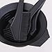 Salon Hair Dye Tint Bleach Mixing Bowl Comb Brush Set - Black