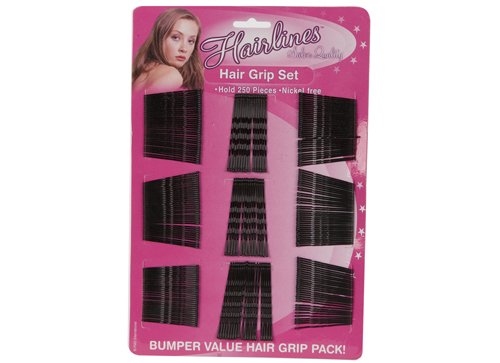 250 Hair Grips Bobby Pins