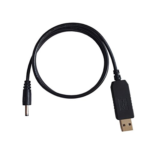 MERES USB Ladungskabel anschließen für Amazon Echo – USB 5V zu DC 15V Netzkabel für Amazon alexa echo zubehör machen die Echo Portable (schwarz) - 8