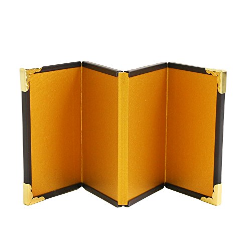 Preisvergleich Produktbild NBK (Nihon Chu Ko) mini Gold Paravent vier Songs S10-2 H9xW5cm