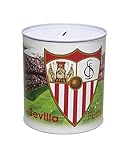 Hucha Cilíndrica 13,5X15 Cm. Sevilla FC.
