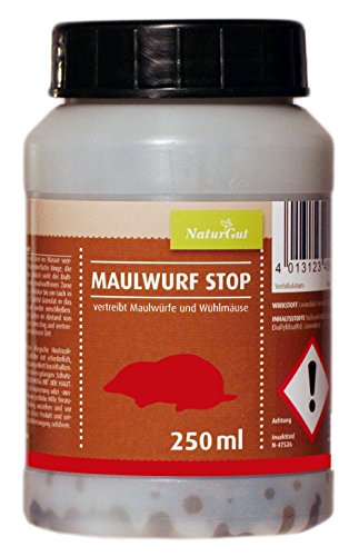 6 x Maulwurf Wühlmaus Stop- verstärkt, Maulwurf Vertreibungsmittel – vertreiben und verjagen, 250ml - 3