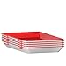 Produktbild Hukz 5 Stück Wiederverwendbar Aufschnitt-Boxen Stapelbar Stapelboxen Vorratsdosen-Set, Essen Tabletts Food Trays Food Vacuum Preservation Tray Seal Storage Container, Spülmaschinenfest