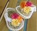 TANZKY® Cute Baby Girl Shoe Handmade Hand Knit Baby Cotton Herringbone Sandals