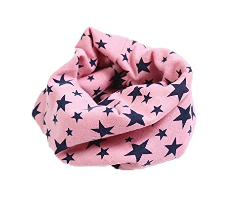 ReachTop Children Kids Warmer Star Scarf, Pink