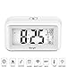 BXT Newest Multi-function Smart Touch Control Slient Digital LED Alarm Clock with Temperature Display, Calendar, 24/12 hour Conversion, Repeating Snooze, Ascending Alarm, Sensor Backlight, Automatic Night Light