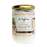 Vegonic Organic Raw Virgin Coconut Oil for Hair, Skin, Cooking, Health & Beauty - 500ml