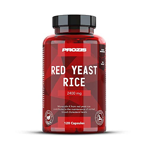 Prozis Red Yeast Rice, Fuente de Monacolina K - 120 Cápsulas